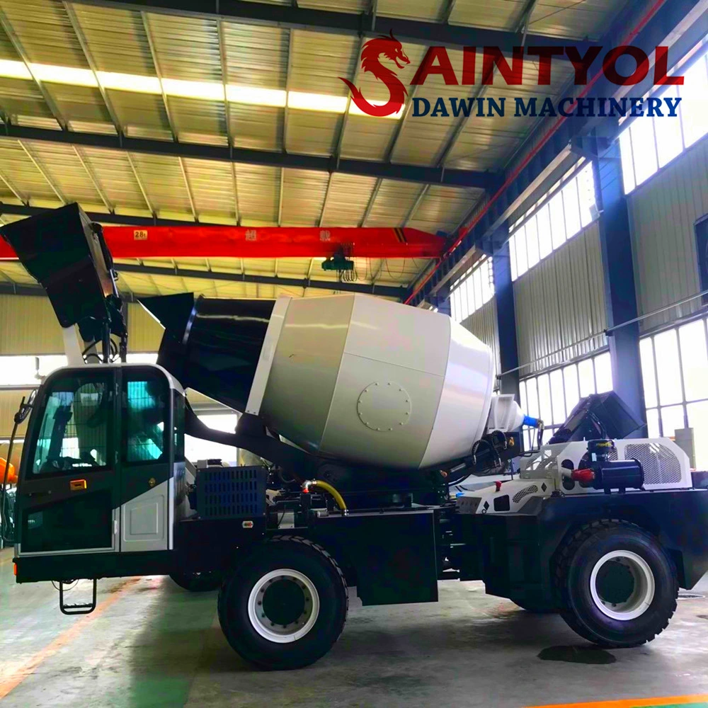 3.5 M3 Mobile Mini Shovel Self Loading Concrete Mixer Truck From Saintyol Dawin Machinery China