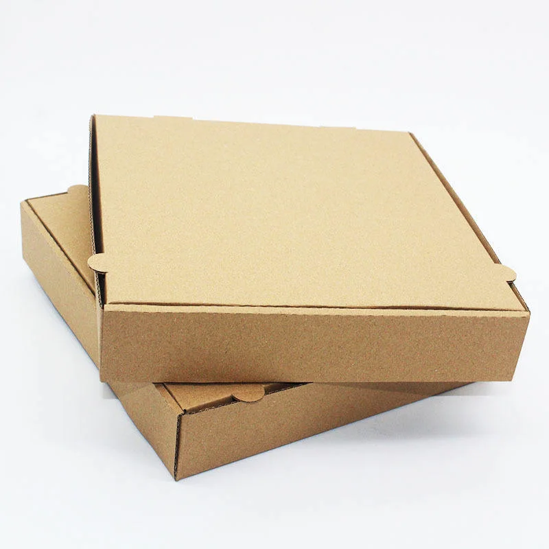 Commerce de gros carton ondulé personnalisé imprimé Cheap Pizza boîtes d'emballage