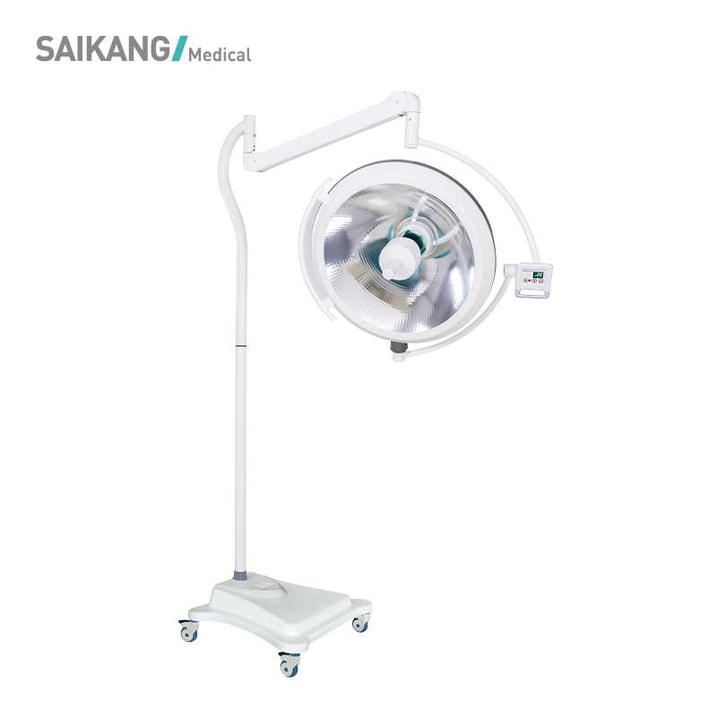 Sk-Lzy70A Saikang Medical Single Dome Ceiling Shadowless Examination Surgical Battery Halogen Operating Lamp