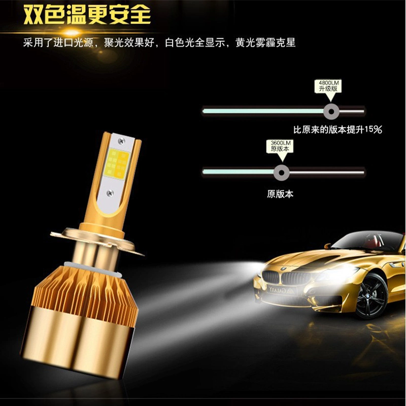 Vrious Car Manufacturer Light H4 H7 H11 C6 LED Auto Bulbs for Car Daytime Driving