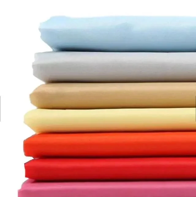 190t Plain Dyed Waterproof 100% Polyester Taffeta Fabric for Suit Bag Lining