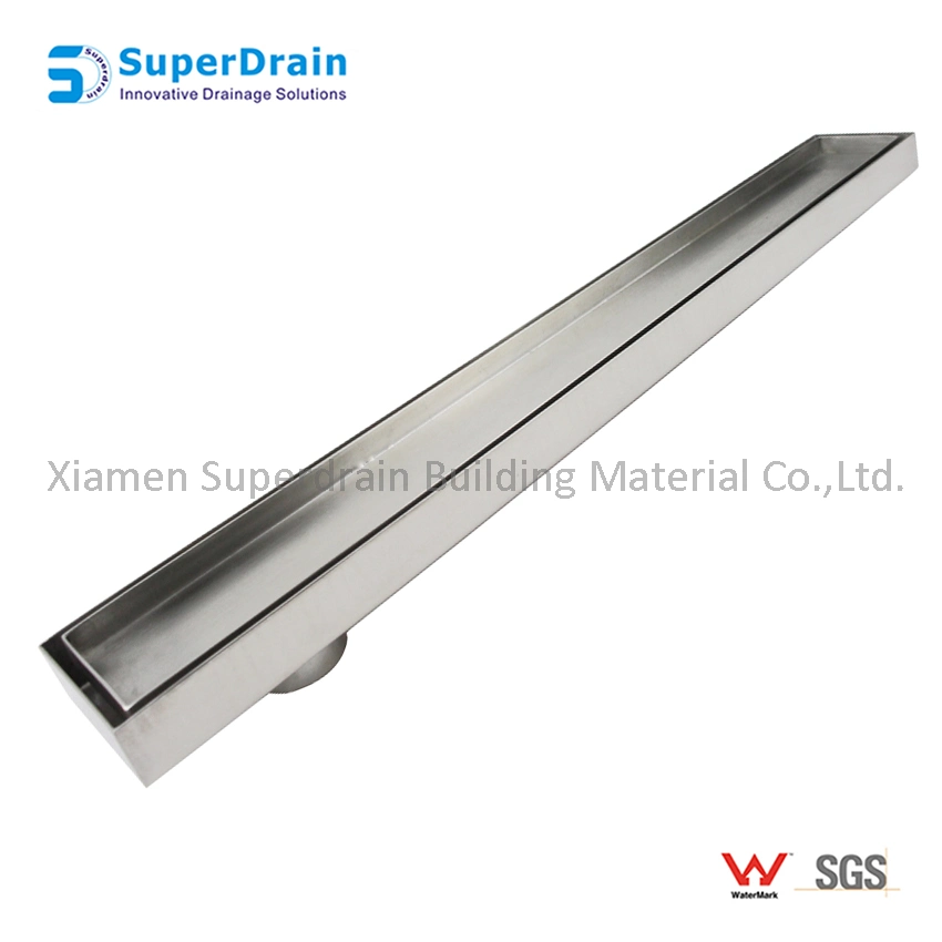 Customized Hotel Stainless Steel Long Linear Invisible Shower Drain