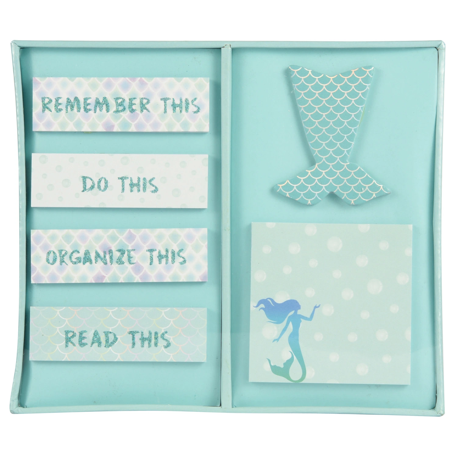 Gift Box Mermaid Design Cute Sticker Custom Notepad