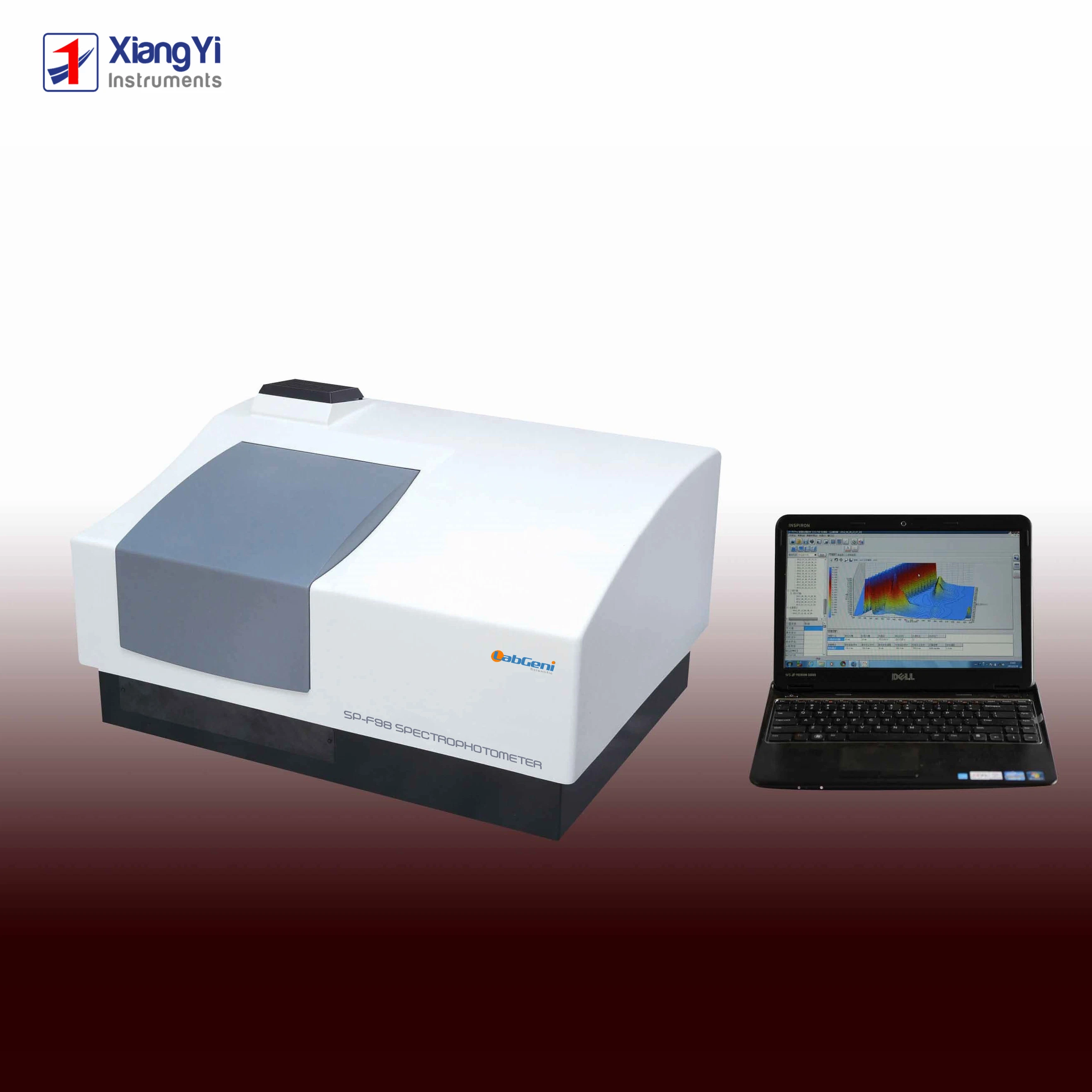 Espectrómetro de fluorescencia, 1nm /2nm /5nm /10nm /20nm, ± 0.4nm