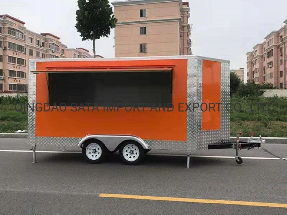 China Made Food Trailers Food Carts Truck for Sale