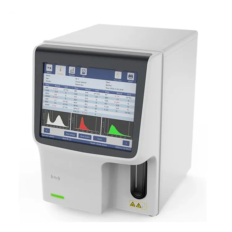 Medco High Accuracy Touchscreen Medical Blood Test Machines Auto Hämatologie-Analysator