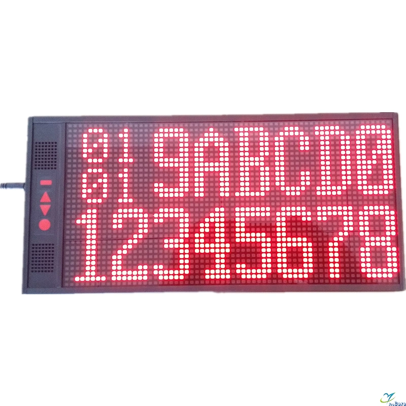 Alarma acústica de alarma electrónica al por mayor autónoma Indoor/Outdoor LED Dual-Color DOT Matrix.