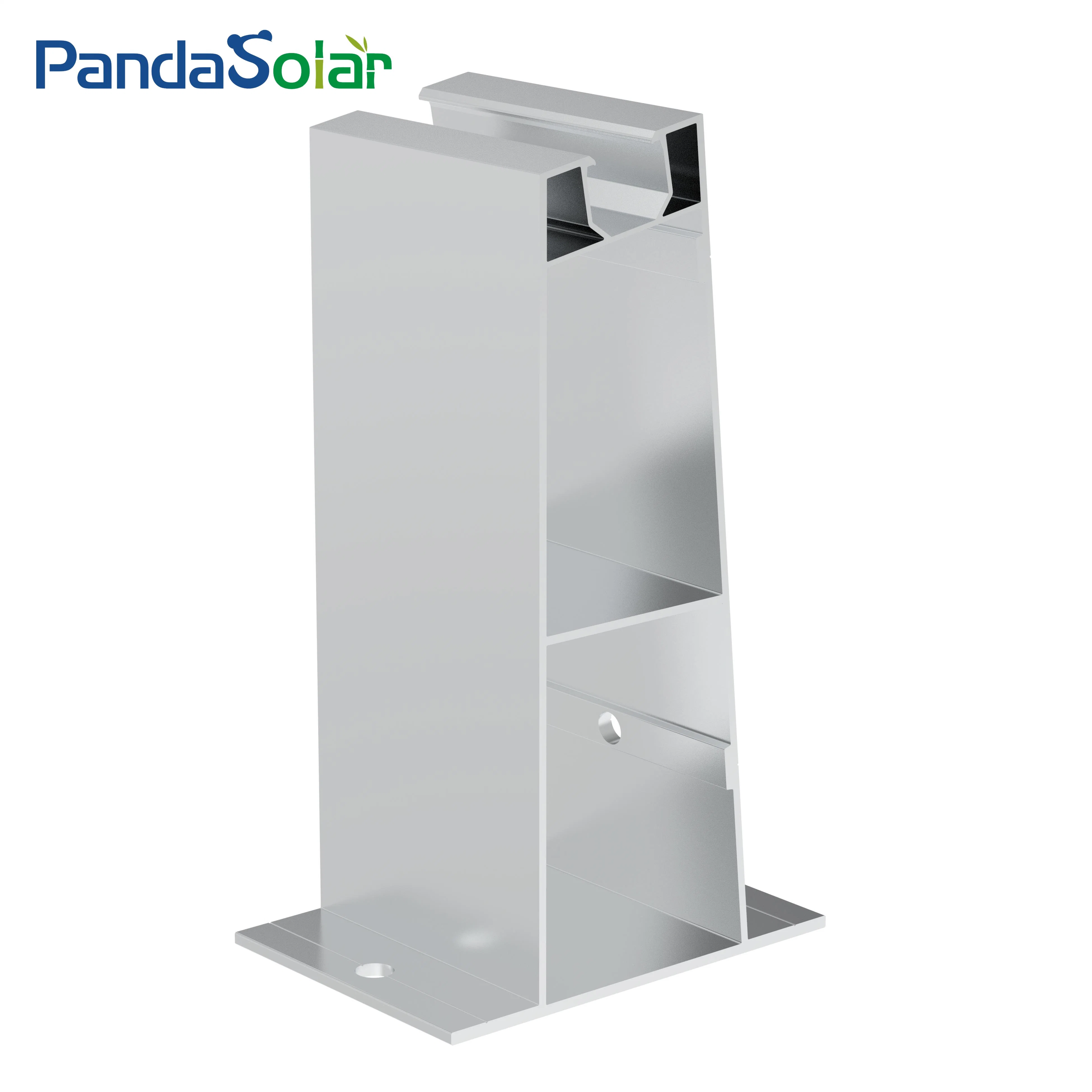 Pandasolar Support de toit plat en alliage d'aluminium avec contrepoids pour montage solaire.