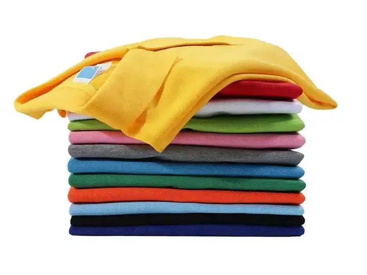 OEM180g Polo Shirts Fermeture à boutons Manches avec col Polo Golf Design