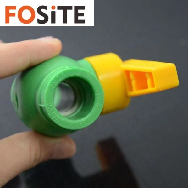 Fosite Factory Wholesale/Suppliergreen Color PPR Plastic Ball Valve