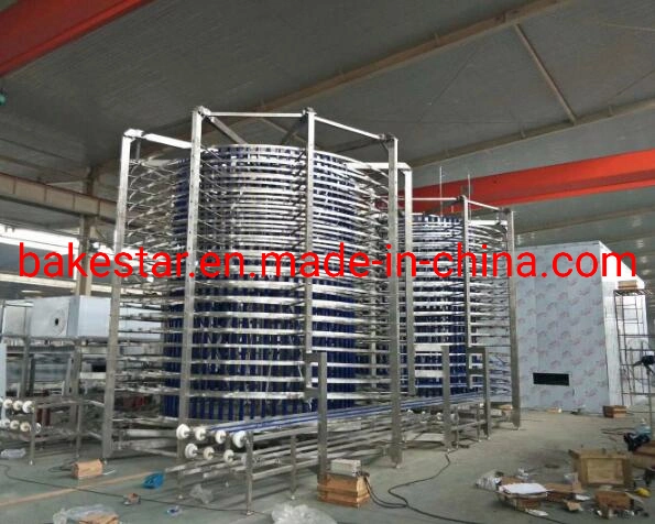 Big Cooling Conveyor System Bread Cooler Long Distance Bread Food Transmission Line