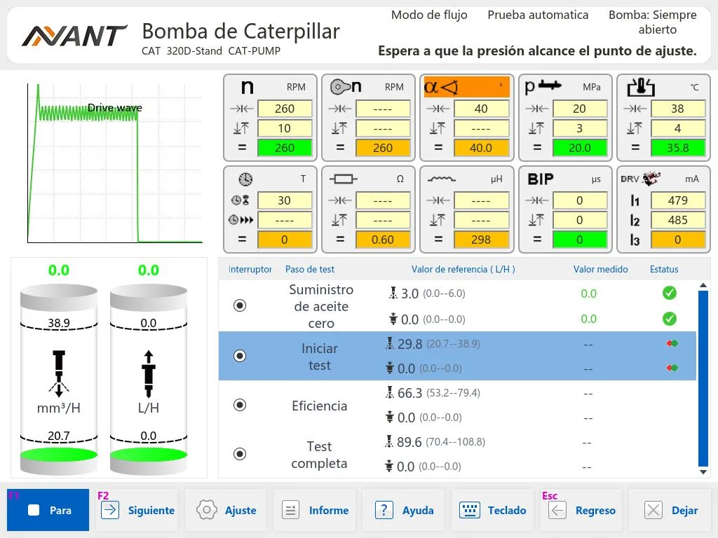 El sistema operativo dual inyectores common rail multifuncional y el banco de pruebas de bombas Nt-919