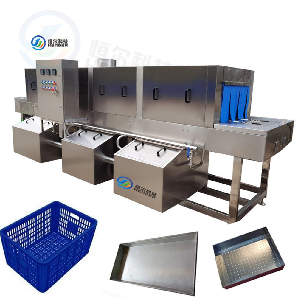 Industrial Washing Equipment for Plastic Basket Stainless Steel Tray