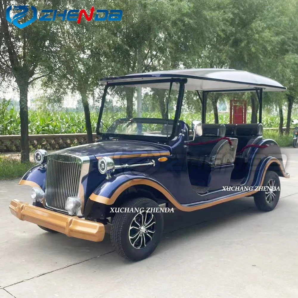 Hot Sale New Energy Golf Travel Luxury Diecast 11 Seats Electric Classic Vintage Sightseeing Cars