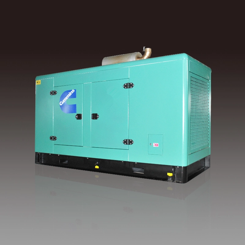 Diesel Generator Powered by Cummins Engine Water Cooled Soundproof Waterproof Silent Enclosure Generator 375kVA 300kw Diesel Electric Generator