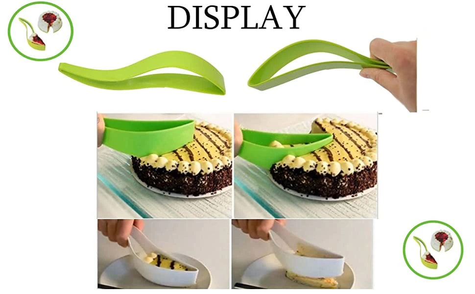 Creative gâteau de la lame de coupe en plastique de répartiteur de l'outil de cuisson pour gâteaux et pâtisseries circulaire