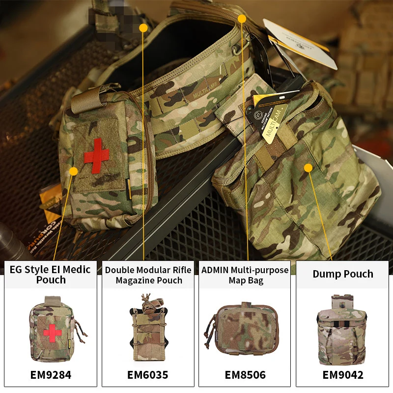 Emersongear 500D Cordura Nylon Combat Belt Molle System Multicam Tactical Correa con estilo Lbt1647b