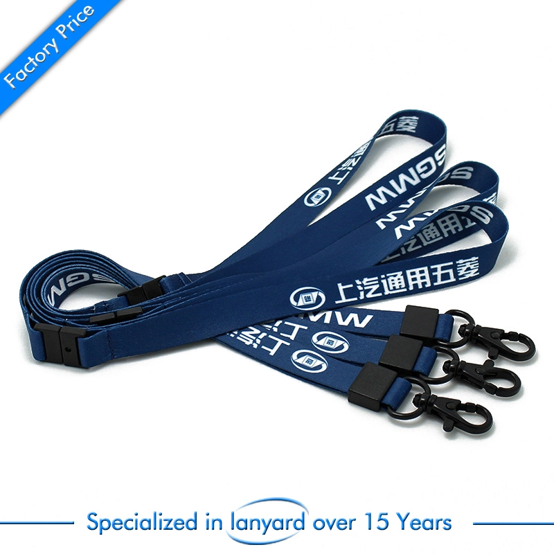 Custom Printed Polyester Woven Nylon Tubular Card Holder Keychain Dye Sublimation Heat Transfer Printing Neck Strap Lanyard Webbing Ribbon From China