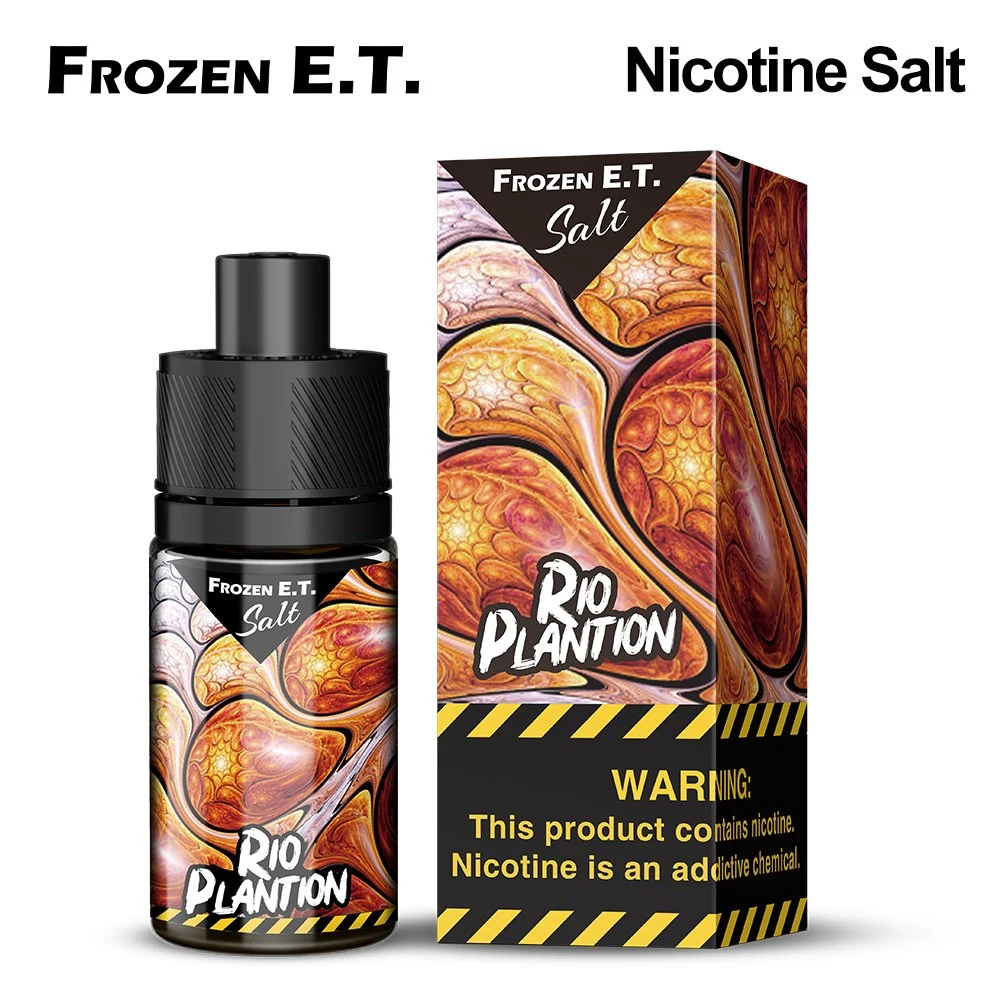 Congelados E. T. nueva llegada 30ml 35mg de sal de la nicotina cigarrillo electrónico Vape líquido E