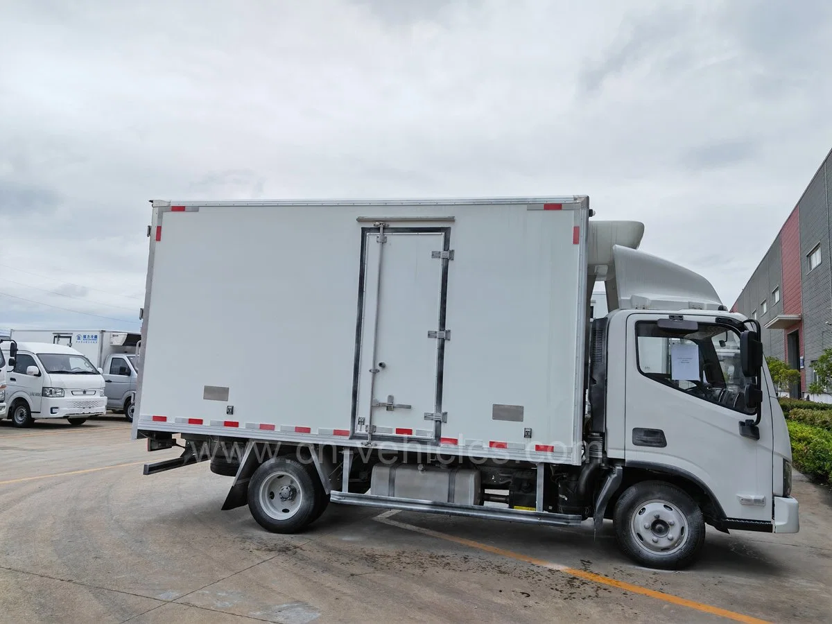 Foton 3ton Frigorífico frigorífico Van freezer camião para o México