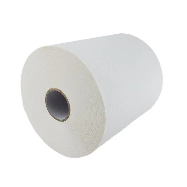 Serviette en papier commercial Ulive Ultra absorbant à rouleau vierge 1 pli