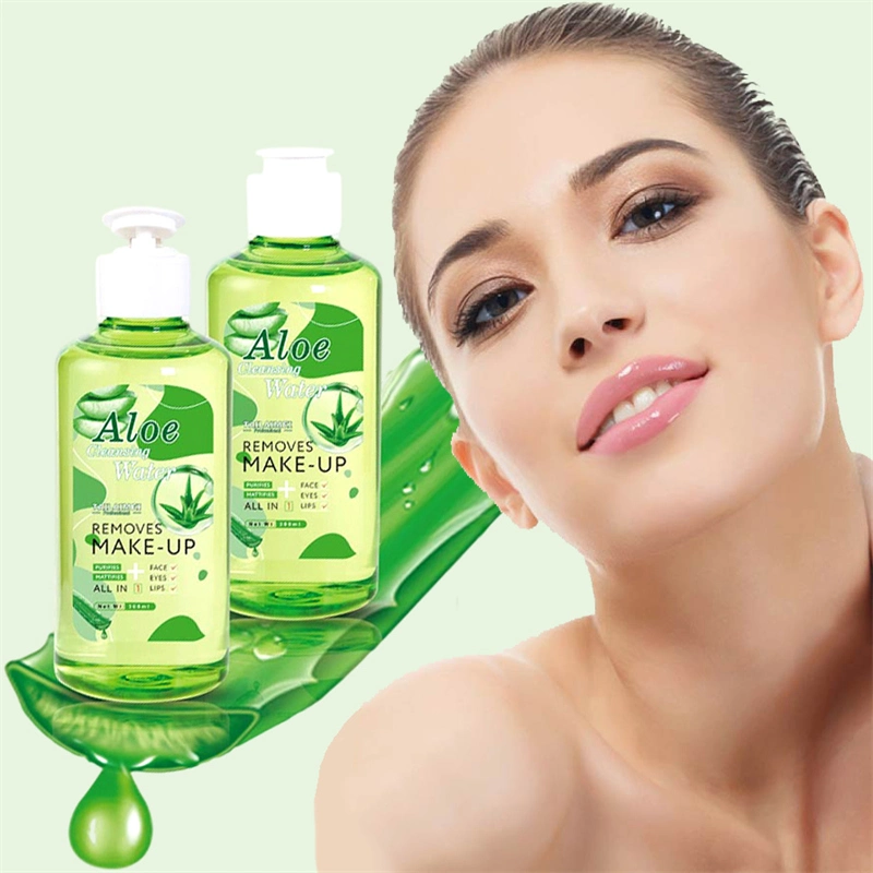 Tailaimei Manufacturer Aloe Cleansing Water Make up Liquid Remover OEM Custom Hydrating Nourish Skin Face Makeup Remover