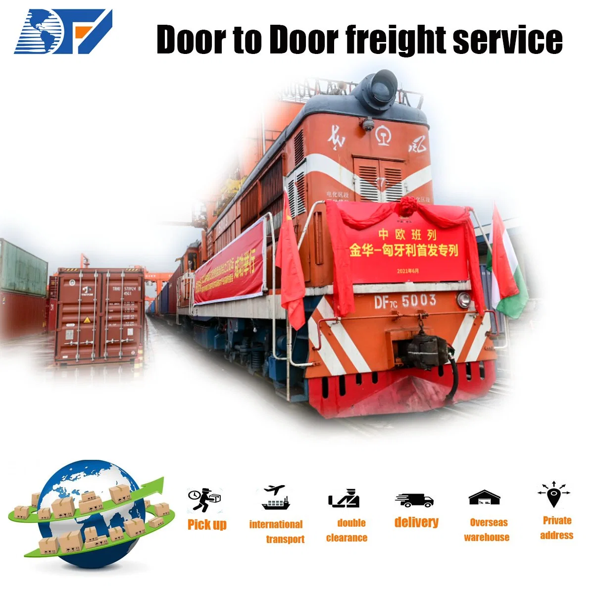 Fba Train Railway Shipping DDP Railway Shipping to Germany Italy Fba From China Chongqing Chengdu Shenzhen