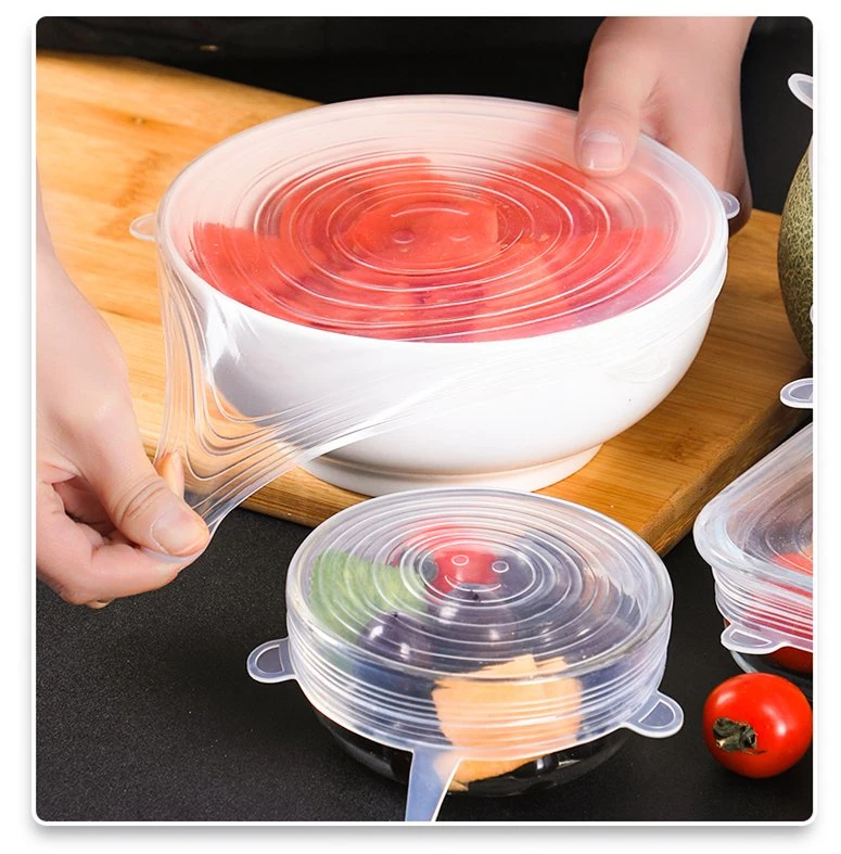 Home Accessories Kitchen Stuff Stretching Simple Practical Silicone Food Fresh-Keeping Cover