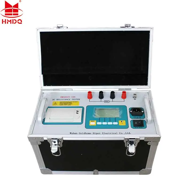 10A, 20A, 40A. 50A Transformer DC Winding Resistance Tester Portable DC Wind Resistance Meter