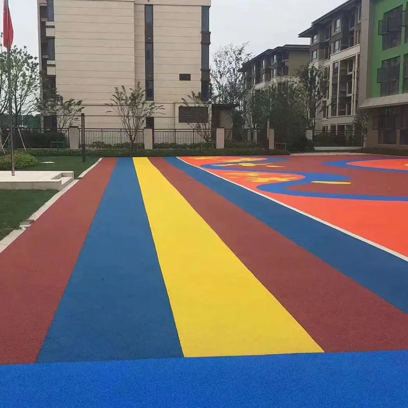 Haute teneur en caoutchouc Granulés de caoutchouc EPDM colorés pour allée Piste de course Terrain de jeu