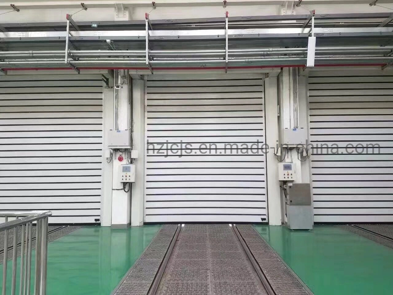 Rapid Roll up Fast Roller Shutter Spiral Security Garage Door