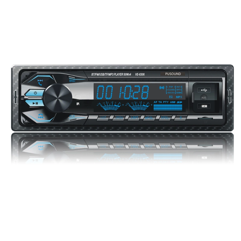 Estéreo para automóvel Bluetooth Áudio Auto rádio FM, leitor de MP3 com USB SD/TF Port