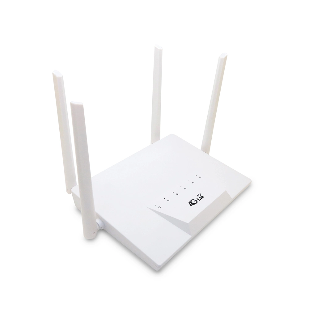 2g 3G 4G LTE CPE CAT6 300Mbps Wireless Network WiFi Router Frequency Can Be Customized with 2X2 Internal Antenna and External SMA Antenna