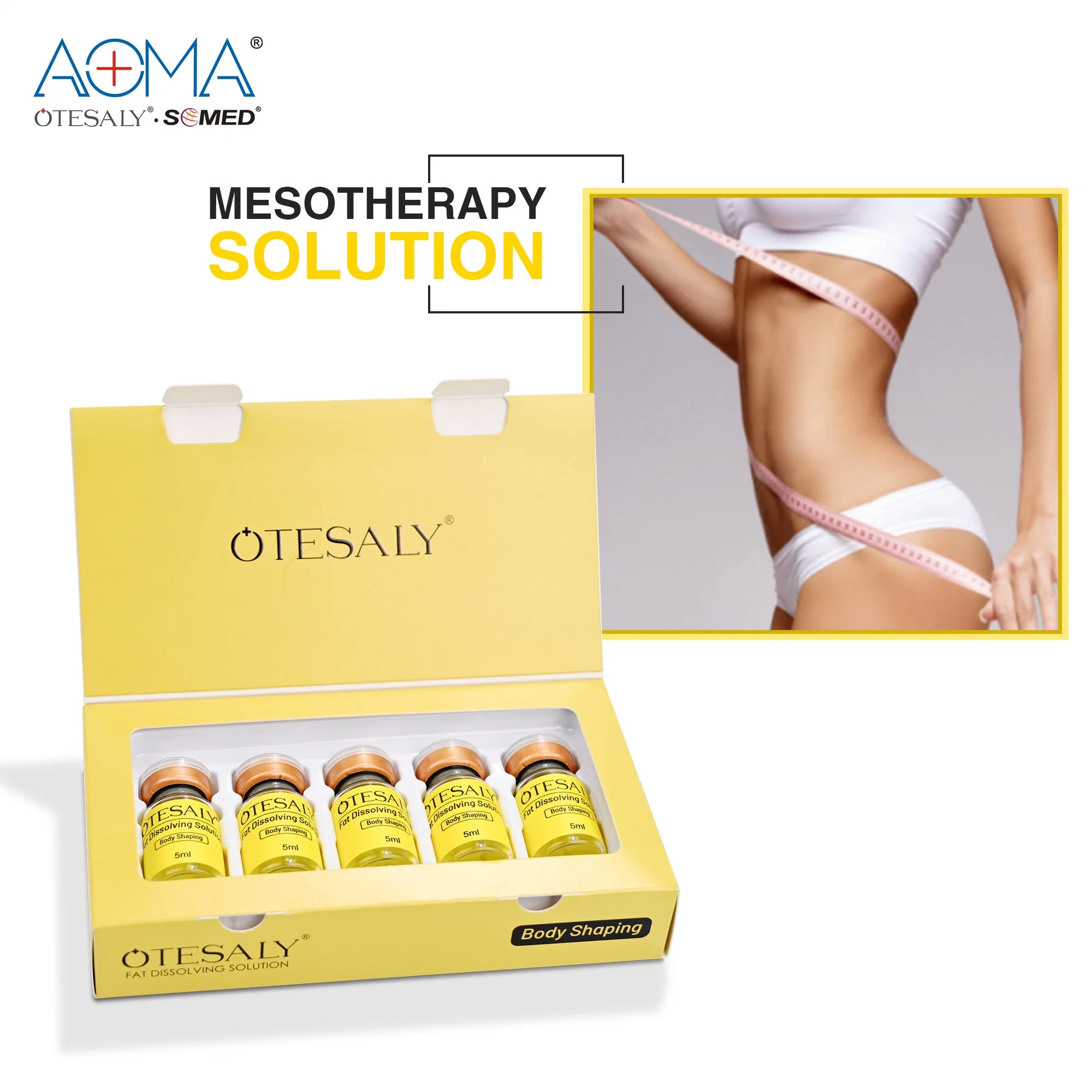 CE CERTIFICAT Otesaly efficace La perte de poids Fat Burn mésothérapie d'injection de solution Lipo Fat Loss sérum Injection méso