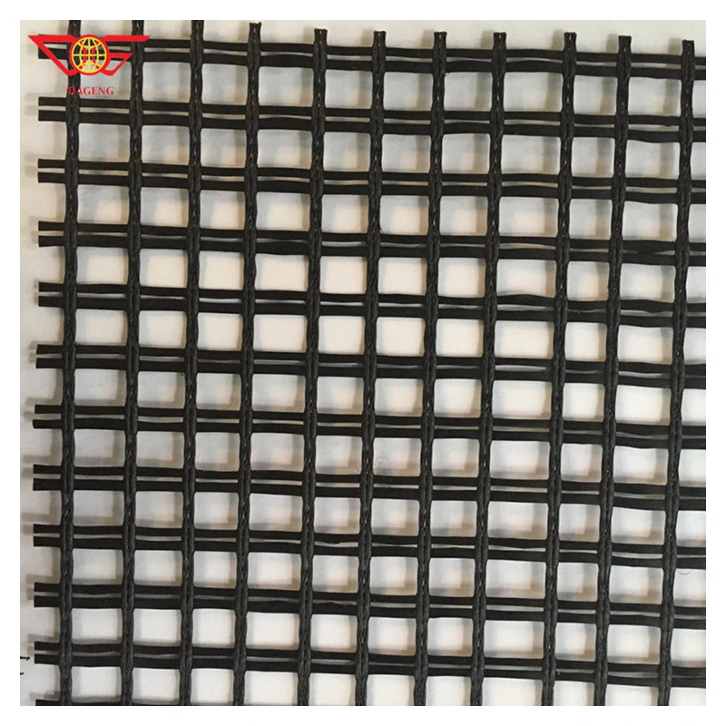 4% Elongation 100kn Fiberglass Mesh Geogrid with CE Certification Geogrid for Road Construction Hot Sold