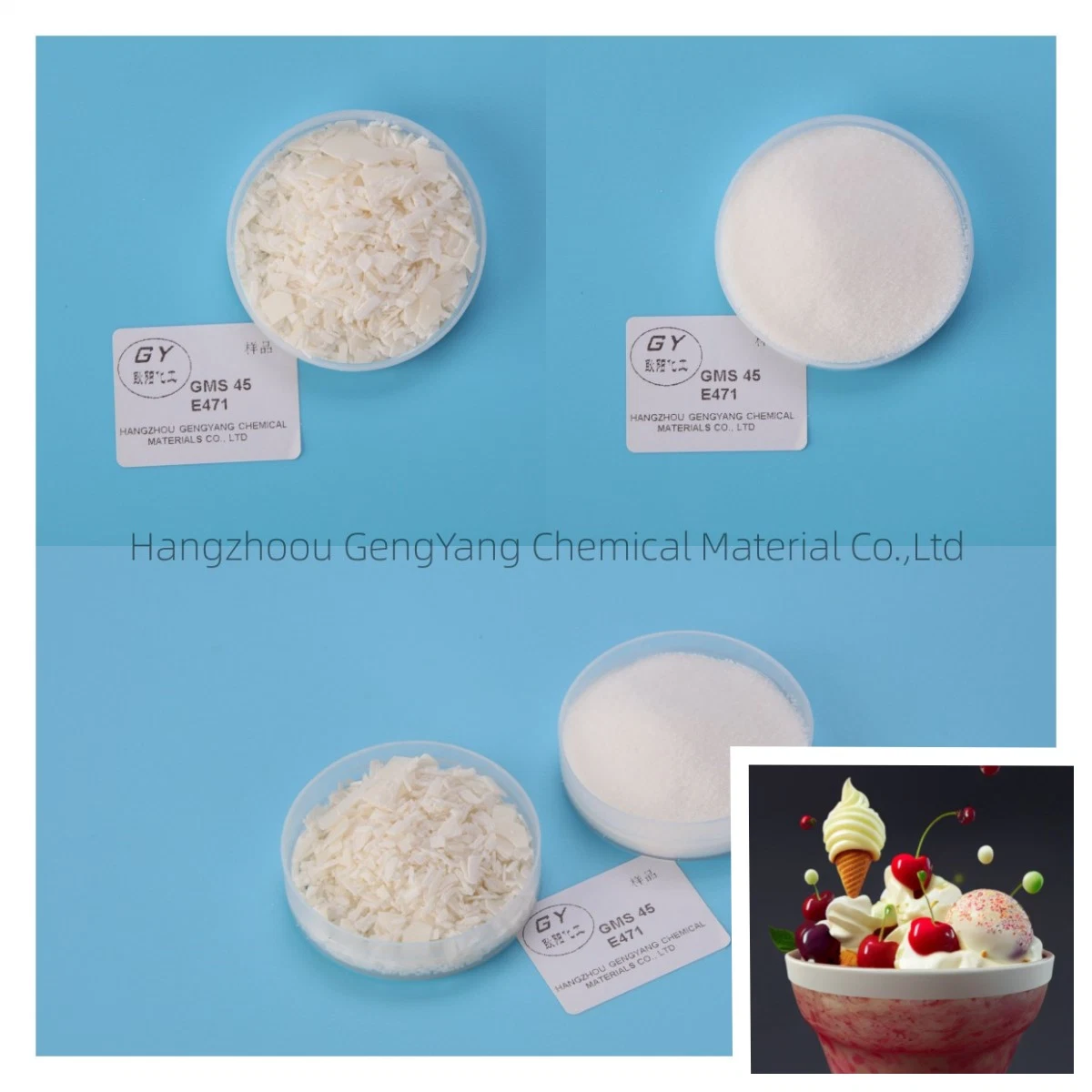 Mono-and Diglycerides E471 - (GMS45) Food Emulsifiers Nature Additives