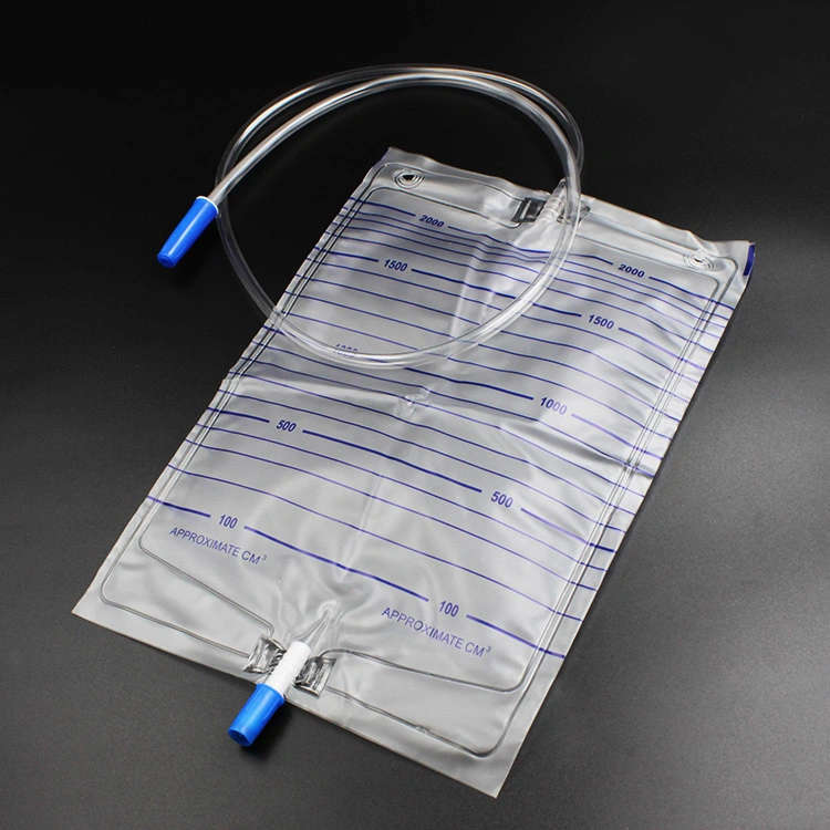 Disposable Adult Medical Plastic Portable Urine Urinary Collection Drainage Bag 2000 Ml