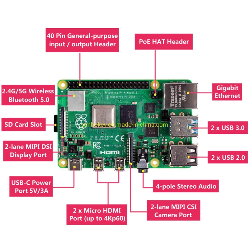 Whole Set 100% Original Raspberry Pi 4 Kit