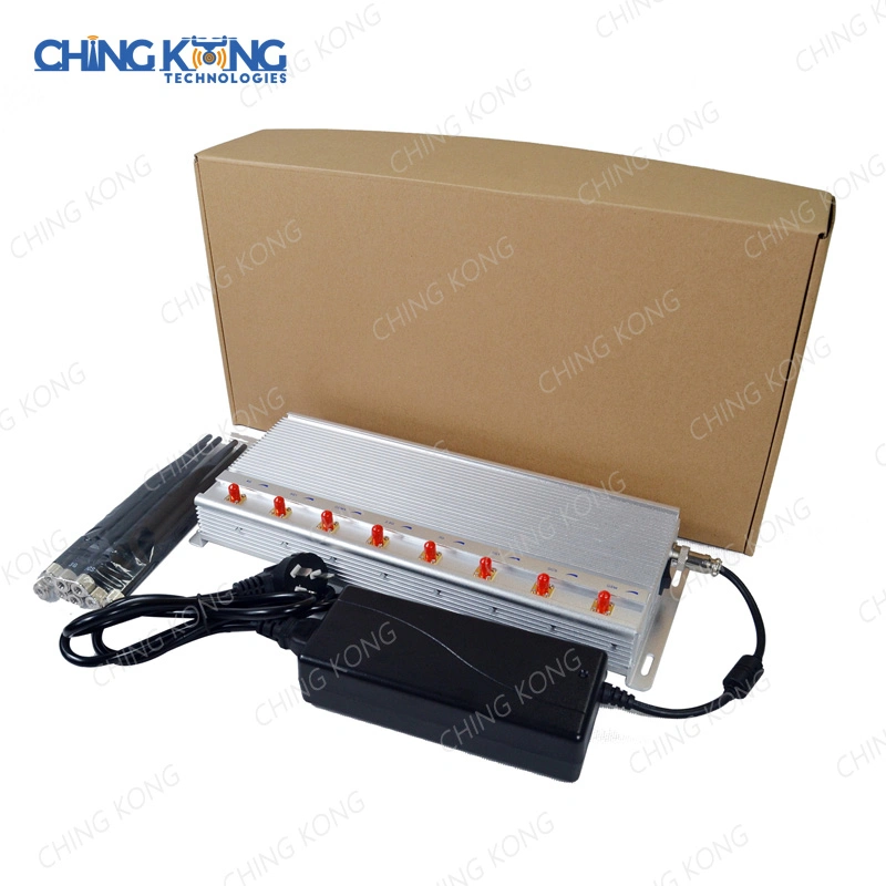 8 Antennas Indoor Use Wi-Fi GSM 3G 4G 5g Mobile Phone Jammer