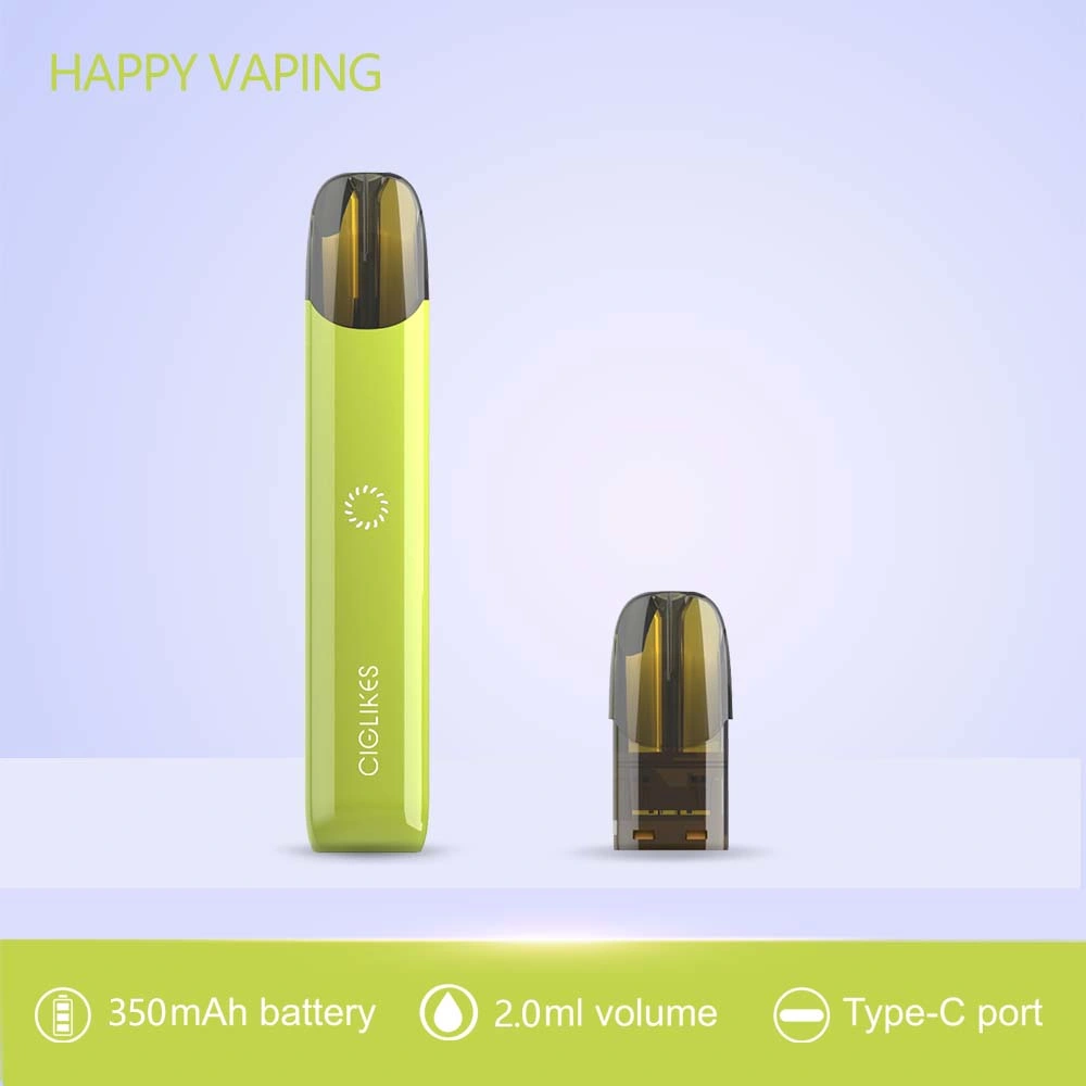 New Trend Ciglikes H3 Nano Ceramic Coil Thick Oil Disposable/Chargeable E Cig Empty Vape Pod System Starter Kit