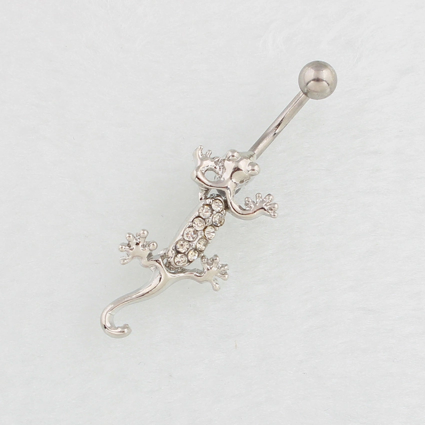 Stainless Steel Prevent Allergies Gecko Belly Button Rings