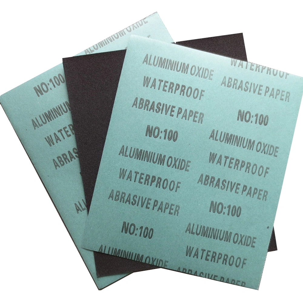 Original Factory Cheap Waterproof Green Paper Abrasive Sand Paper