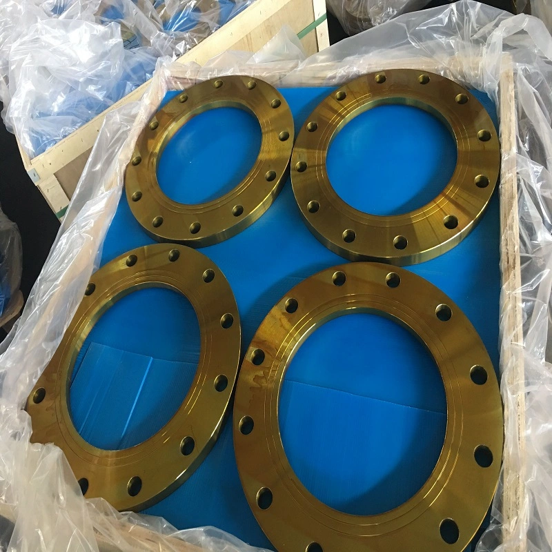 JIS B2220 Ss400 Yellow Painting Plate Weld Neck Flange