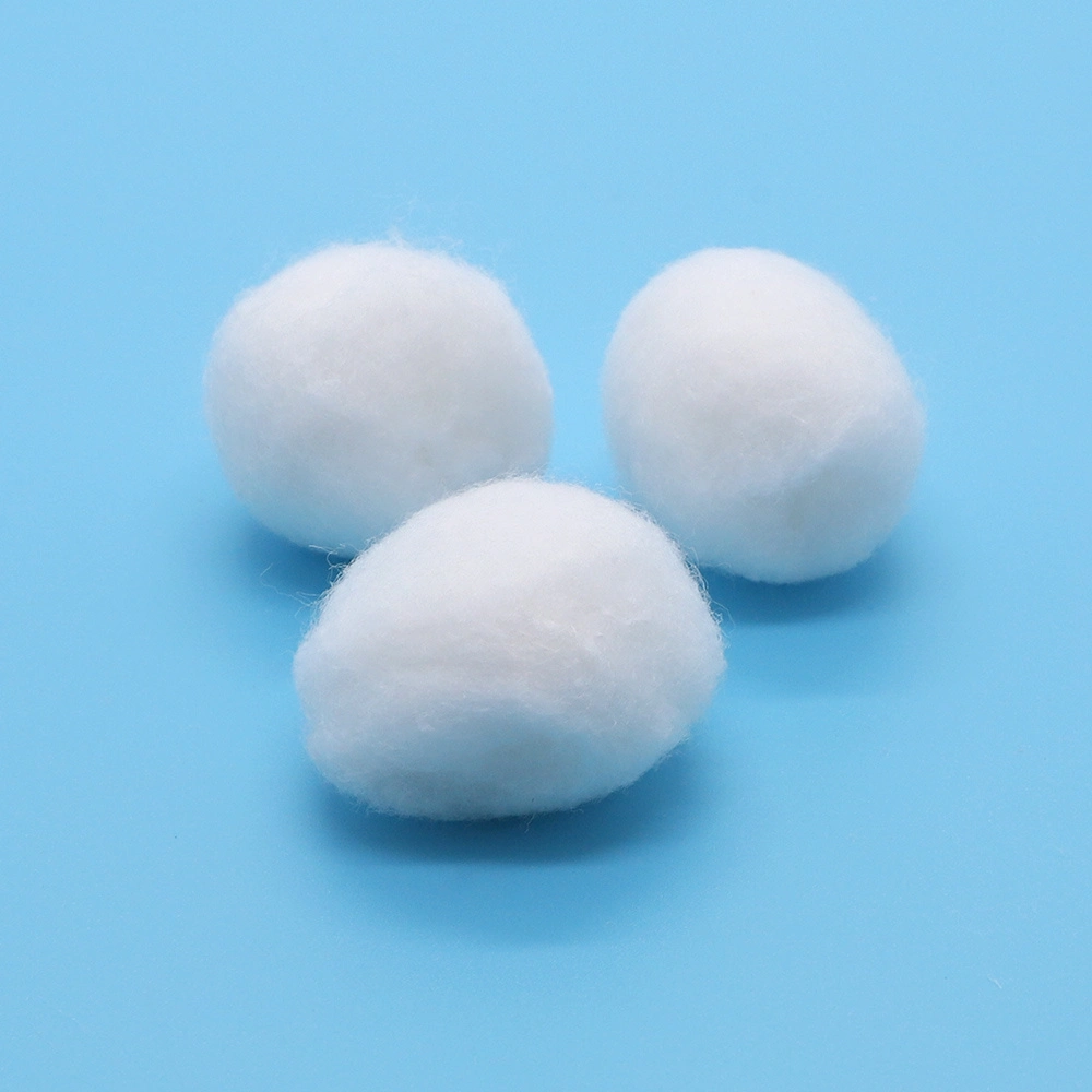 High Absorbency Medical 100% Cotton Ball Dental Colored Cotton Wool Cotton Ball Sterile or Non-Sterile Available with Certificates