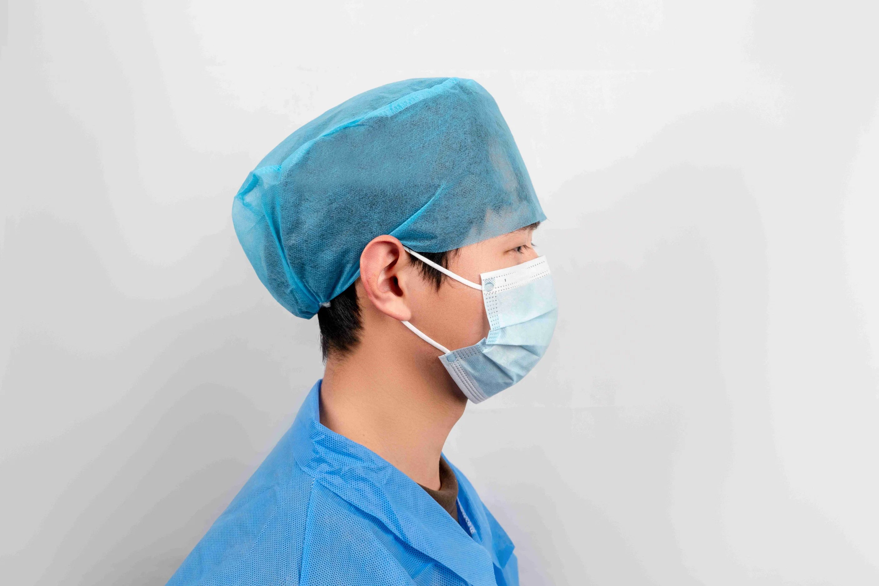 Casquette médecin PP/SMS à usage médical avec élastique à l'arrière pour Hôpital/clinique/opération