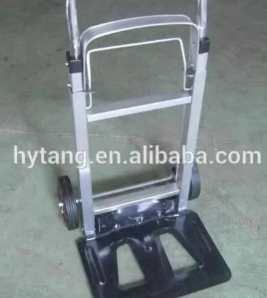 Ht1105 Transportation Aluminum Two Wheels Foldablesack Truck Aluminum Hand Trolley