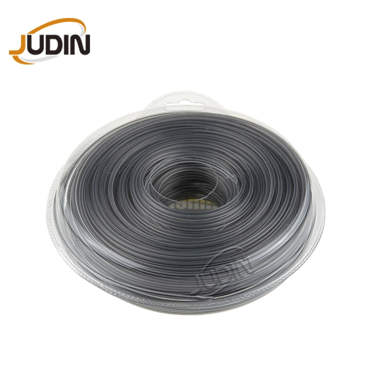 Hot Sale Wiggle Wire 2,4mm (0,095") 1lb cepillo cuadrado doble Piezas de repuesto de la cortadora Corte de paja de cepillo de nylon cruzado