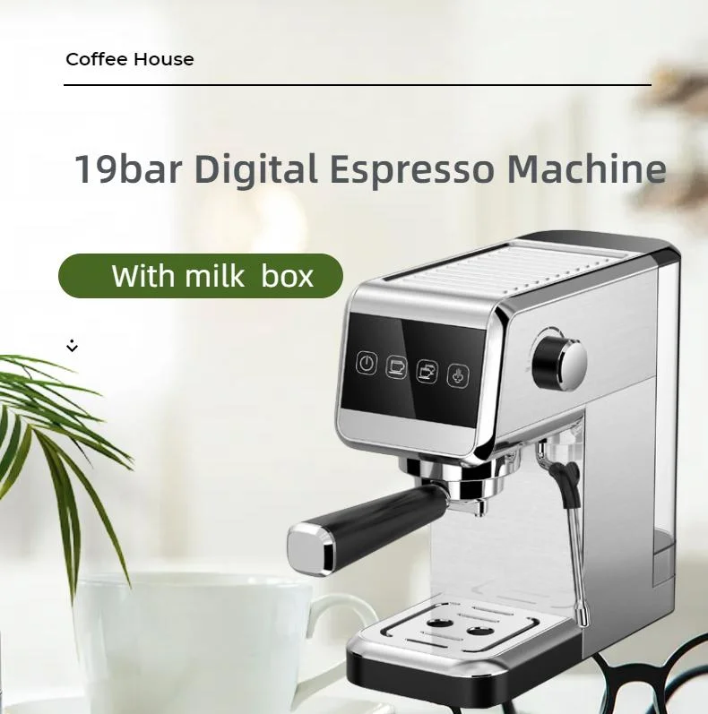 1350W 230V 60Hz sistema de pressão 19bar Máquina de café expresso