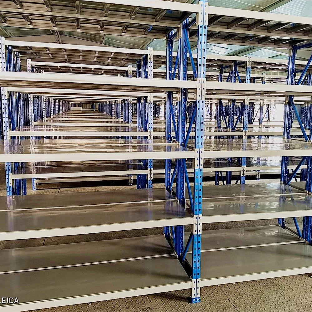 Medium Duty Storage Shelving with Step Beam and Shelves