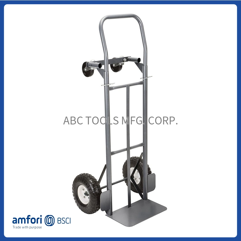 OEM Heavy Duty Capacity Steel Aluminum Alloy 2-in-1 Foldable Convertible Platform Truck /Hand Truck /Hand Trolley